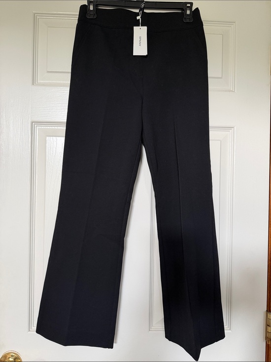 SPANX Pants - SPANX Black Ponte Perfect Kick Flare Pants NWT